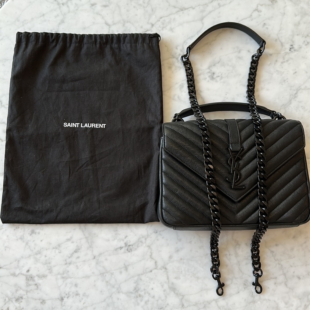YSL COLLEGE MEDIUM CHAIN BAG